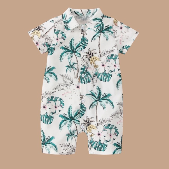 Tropical Toddler Romper - Picture 1 of 3
